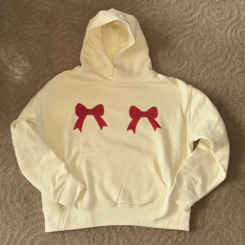 Brand new bow sweatshirt-never been worn